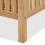 Walnut Wood Laundry Chest with Cushion Seat 8