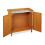 Wooden Potting Bench with Cupboard and Pewter Top 4
