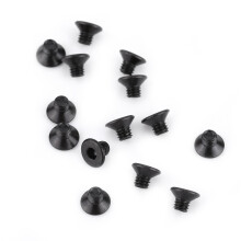 M3 Countersunk Flat Head Hex Socket Bolts 200Pcs Durable Machine Fastener Set