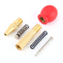 Professional Brass Body Automatic Center Hole Punch Tool – Gold, 130mm