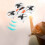 Mini Drone with Remote Controller, LED Night Light Crash Proof Headless Mode Auto Hovering Easy Operation3D Flip for Kids and Beginners One Key Take 3