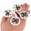 Mini Drone with Remote Controller, LED Night Light Crash Proof Headless Mode Auto Hovering Easy Operation3D Flip for Kids and Beginners One Key Take 8