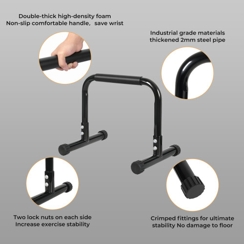 Centra Parallel Dip Bar Station Gym Parallettes 1
