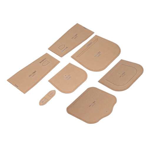 Leather Template Acrylic Clear Tool for DIY Phone Bag Making with Adjustable Stitching Points Good Transparency and Protective Packaging 1