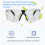 Safety Goggles PC Windproof Waterproof HD Lens 9