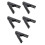 5Pcs Black Rose Leaf Thorn Stripper Tool Durable Floral Remover 6