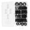 Soft Plastic Grommet Wire Ring Kit 180 pcs Electrical Seal Gasket Assortment 15
