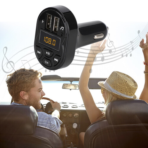 Πομπός Bluetooth FM με δυνατότητα hands-free κλήσεων, γρήγορη φόρτιση με θύρα USB, προστασία 2