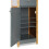 Mueble de baño alto con estantes ajustables 6