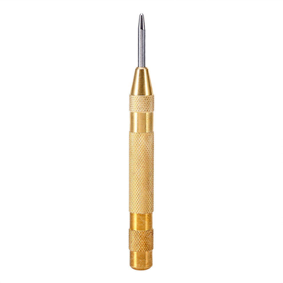 Center Punch Tool Semi-Automatic Brass Body Hss Tip Spring Loaded Australia 3511393104178