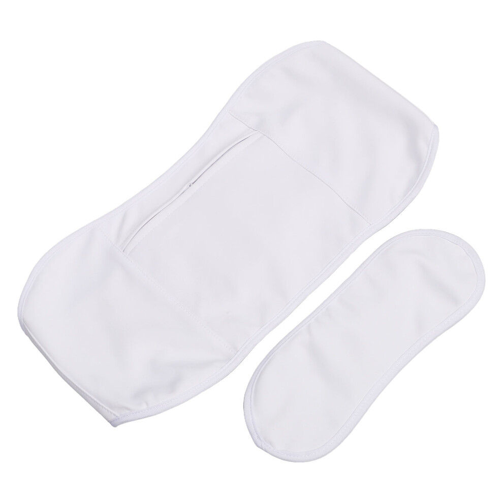 White Cotton Castor Oil Wrap Kit For Soreness Relief, Detox, 1 Pack