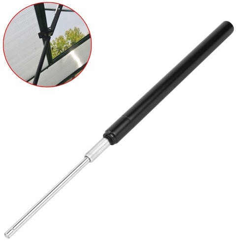 Greenhouse Accessories Automatic Vent Opener Solar Powered Thermal Activated Iron Construction Load Resistant Non Electrical Use Easy Setup 2