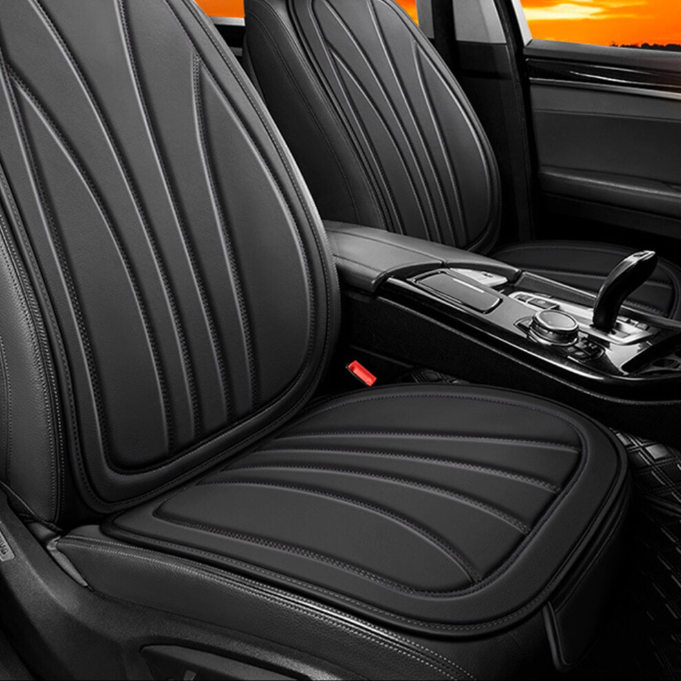 Wzxpwt Car Seat Cushion Â All-Season Leather Pad With Breathable Mesh, Full Surround Design, Compatible With Most Cars 9551475416212