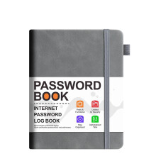 Carnet de mots de passe avec onglets alphabétiques, organiseur à couverture rigide pour seniors et tous les utilisateurs – Registre sécurisé
