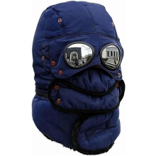 3-in-1 Winter-Thermomütze mit Brille und Gesichtsmaske für Skifahren, Schneewandern und andere kalte Outdoor-Aktivitäten.