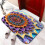 3D Flower6 Αντιολισθητικό χαλί μπάνιου από αφρό μνήμης: Απορροφητικό, στεγνώνει 1