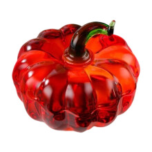 Taispeántas Torthaí Gloine Saorga Maisiúil Pumpkin Crystal le haghaidh Lárphointe Tábla Oifige Baile Bronntanas Saoire Buíochais