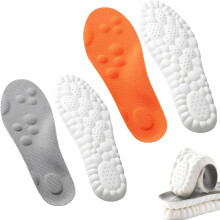 Semelles intérieures 4D Cloud pour hommes et femmes – Mousse à mémoire de forme, découpables, respirantes, soutien de la voûte plantaire et