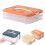 Voedselbewaarcontainers met deksels, koekjesbewaarcontainers, goed afsluitende dumplingdozen, stapelbare snackcontainers, timer 1