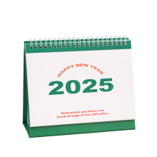 Calendário de mesa de pé 2025, calendário mensal com bloco de notas perfurado – decoração criativa para casa e sala de aula.