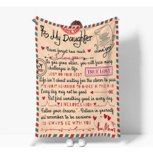 Jeg elsker dig tæppe – 100Languages, blødt flannel tæppe (100x132 cm), hvid – Gaver til mor, kone, kæreste, jubilæum, fødselsdag, mors dag
