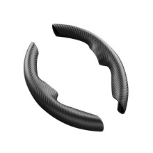 Steering Wheel Cover Anti-Slip Matte Black 38cm