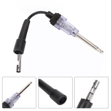 Car Ignition Spark Tester Coil Detection Tool Black Silver Universal