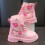 Children's Boots, Single Boots, British Sequin Strap, Side Zipper Short Boots 1