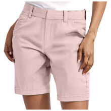Women's Bermuda Shorts Knee-Length High-Waisted Chino