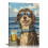 Tableau sur toile Chien de plage 30 x 40 cm 1