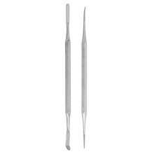 Textured Grip Ingrown Toenail Tool Double Ended Nail File Curved Tail Design Premium Grade Stainless Steel Easy to Sanitize Podiatrist Recommended
