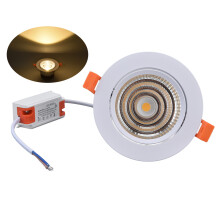 Faretto a LED bianco caldo dimmerabile, plafoniera a incasso, garanzia di qualità, sostituzione lampadina alogena, alta qualità regolabile