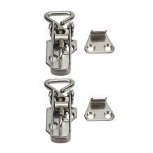 Spring Loaded Toggle Latch Stainless Steel Durable Anti Rust Strong Marine Use Excellent Tension Cabinet Door Fastener Adjustable Pull Hasp Easy