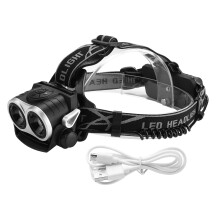 Lampe frontale extérieure certifiée IPX-5, interrupteur antidérapant pour une meilleure prise en main, mise au point réglable pour un éclairage