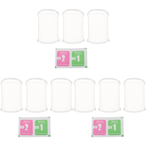9 Pcs Screen Protector Shockproof White Scratch Proof Tpu 1