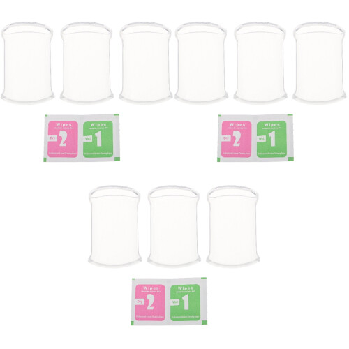 9 Pcs Screen Protector Shockproof White Scratch Proof Tpu 2