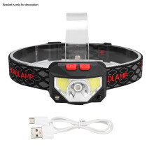 Emergency Essential, Rechargeable LED Headlamp Motion Sensor Waterproof Headlamp, Portable Outdoor Activity Light For Travel Camping Climbing Riding