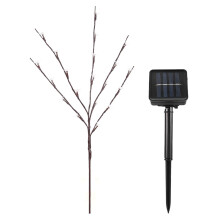 Firework Solar Lights, 2Pack Battery Operated Copper Wire Decor, Outdoor Waterproof Cherry Blossom Solar Lights for Patio, Lawn, Grave Decorations,