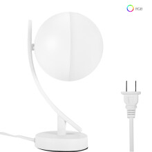 Lampă de birou elegantă, comutare cu întârziere, abajur alb reglabil, durată lungă de viață, pentru biroul de acasă și camera de zi