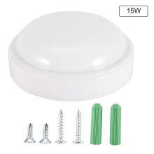 Lampă LED rotundă cu montare încastrată pentru utilizare în interior și exterior, aplicații versatile în încăpere, inclusiv coridoare de