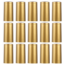 100Pcs Durable Golden Wine Bottle Heat Shrink Film Plastic Seal Covers