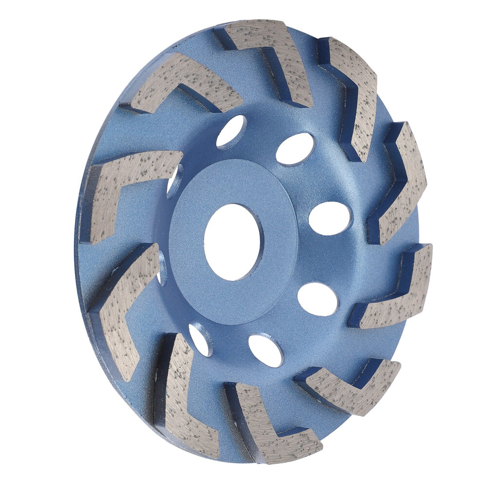 125Mm Blue Diamond Cup Wheel 10 L Teeth For Sanding Concrete Cement Stone 9391391787016