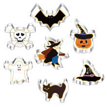 Goblin's Delight Set, Stainless Steel Baking Molds For Halloween Party Decoration Supplies, Diy Themed Patterns For Creative Baking, Safe And Rust