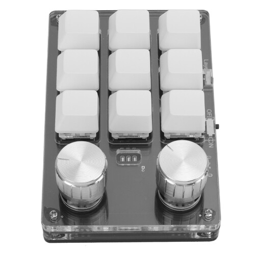 Customizable Shortcut Keys Mechanical Macro Keyboard USB Bluetooth Dual Mode Programmable Keypad Plug And Play Storage Function For Creative Workflows 2