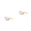 2Pcs White Ceramic Handled Dessert Bowls Multi-Function Fruit Bowls 2