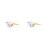 2Pcs White Ceramic Handled Dessert Bowls Multi-Function Fruit Bowls 3
