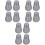 12 Pcs Earplugs Pvc Stethoscope Ear Beans 2