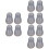 12 Pcs Earplugs Pvc Stethoscope Ear Beans 5