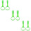 3Pairs Green Pull Up Rings Durable PP Playpen Accessories 10