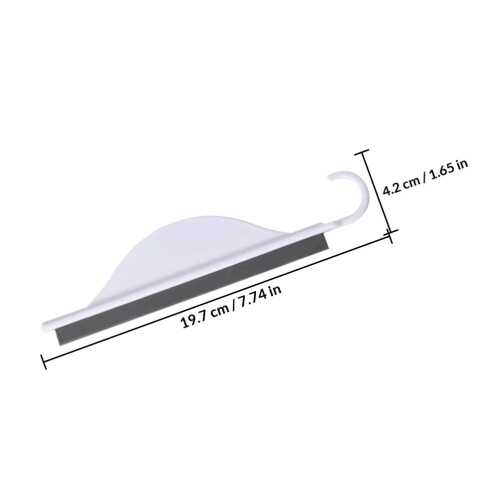4Pcs Mini Squeegee With Hanging Hook For Shower, Mirror, Sink, Window 1
